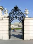 Die Tore zum Schloss Belvedere